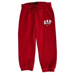 GAP x DISNEY 2024 KIDS MICKEY MODERN RED SWEAT PANT SIZE TODDLER 2 YEARS